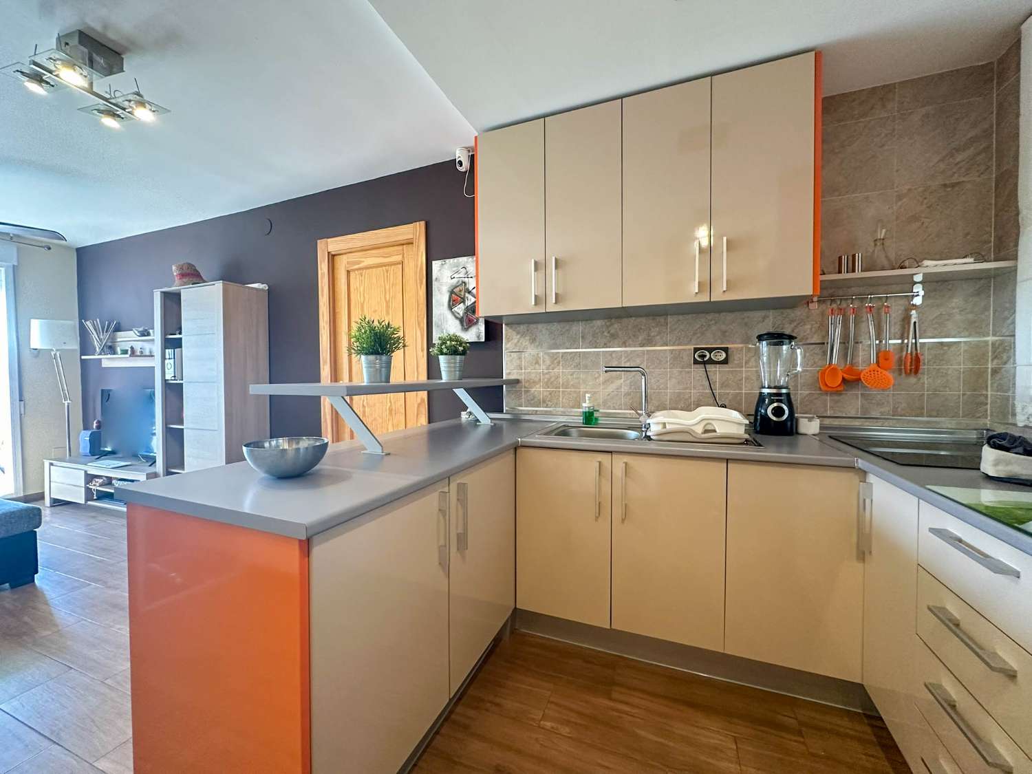 Cozy apartment located on the beach in Salobrena for sale
