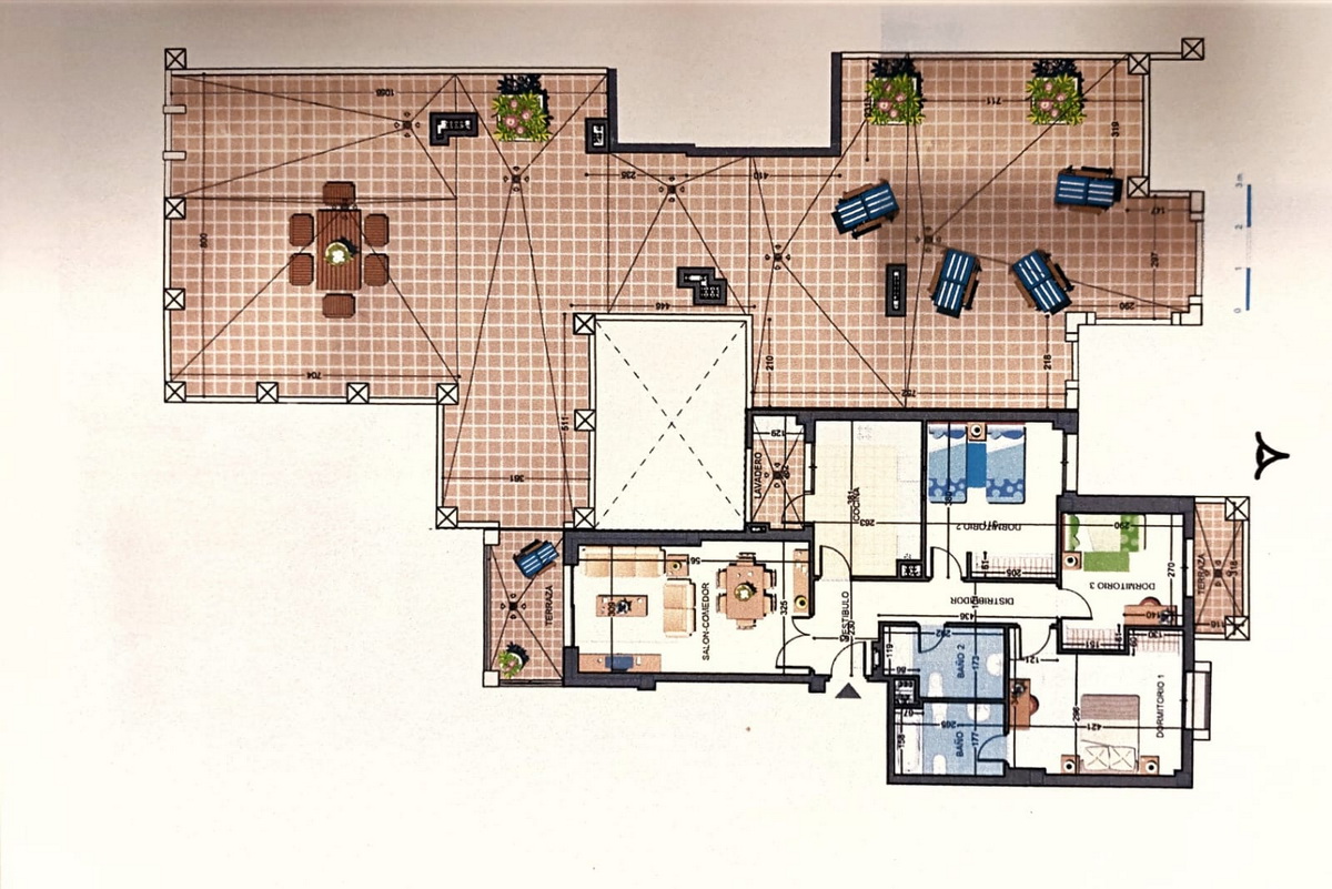 Ático exclusivo en la Urbanización Oasis, con 200 m² de terraza privada, vistas al mar y a Sierra Nevada