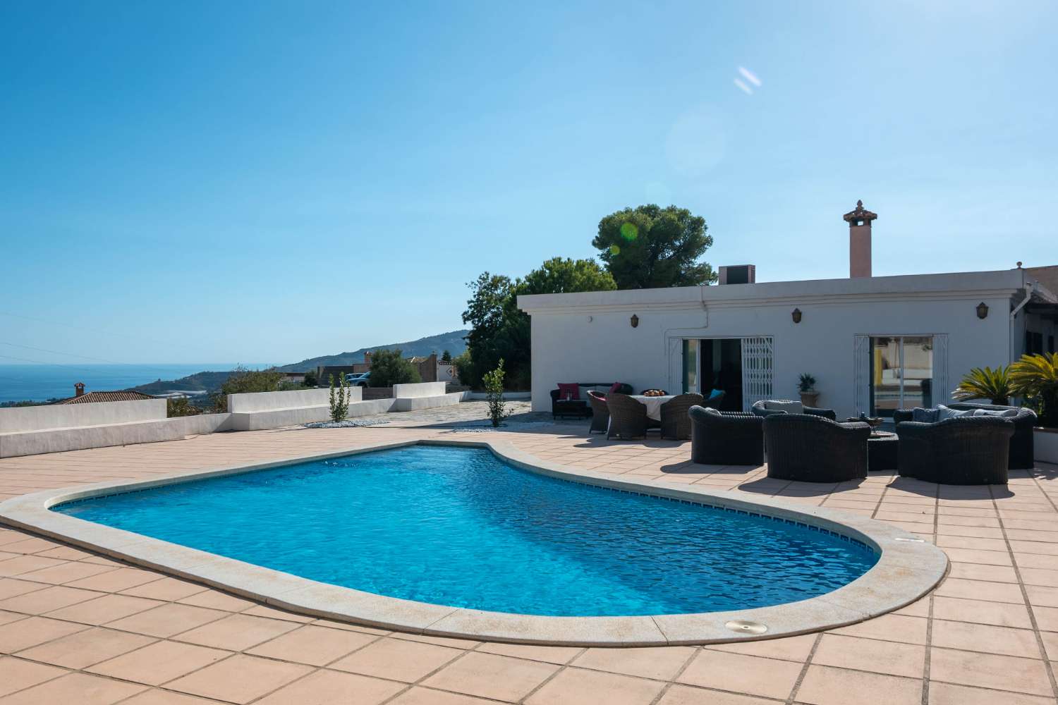 Villa con vistas panorámicas a 15 minutos de la costa