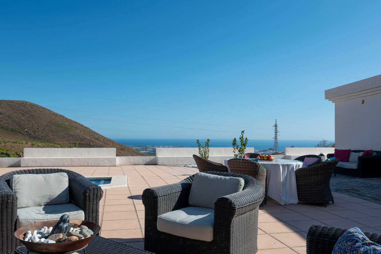 Villa con vistas panorámicas a 15 minutos de la costa