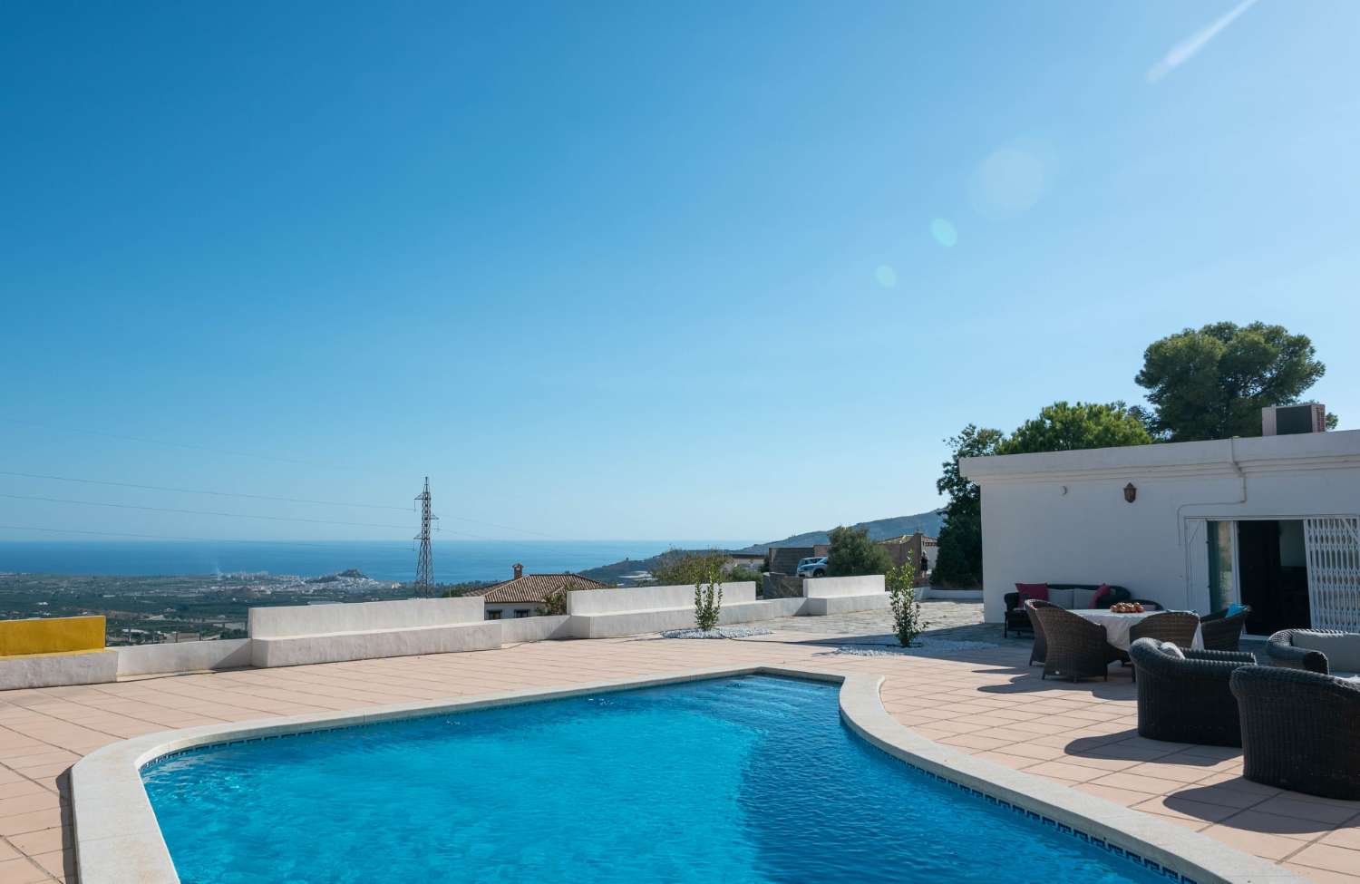 Villa con vistas panorámicas a 15 minutos de la costa