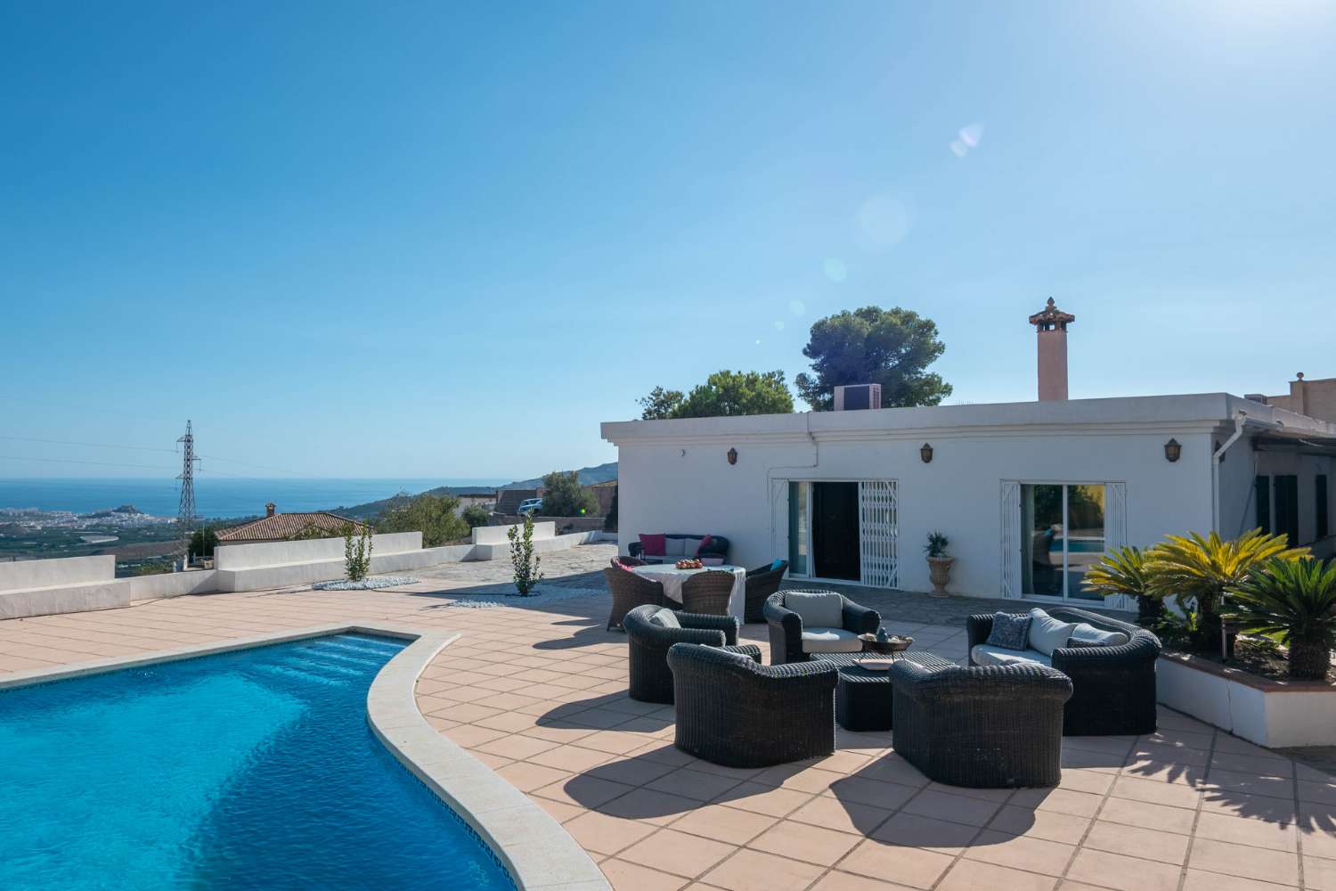 Villa con vistas panorámicas a 15 minutos de la costa