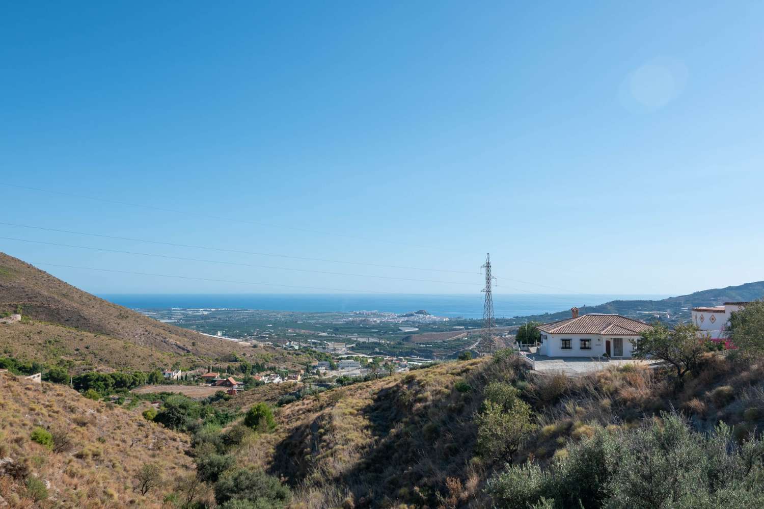 Villa con vistas panorámicas a 15 minutos de la costa